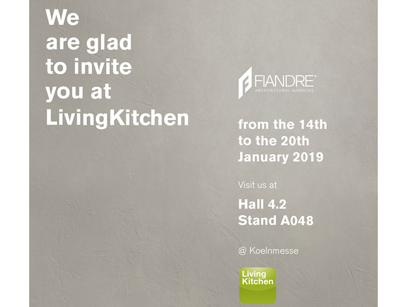 FIANDRE AUF DER LIVING KITCHEN 2019, THE INTERNATIONAL KITCHEN SHOW