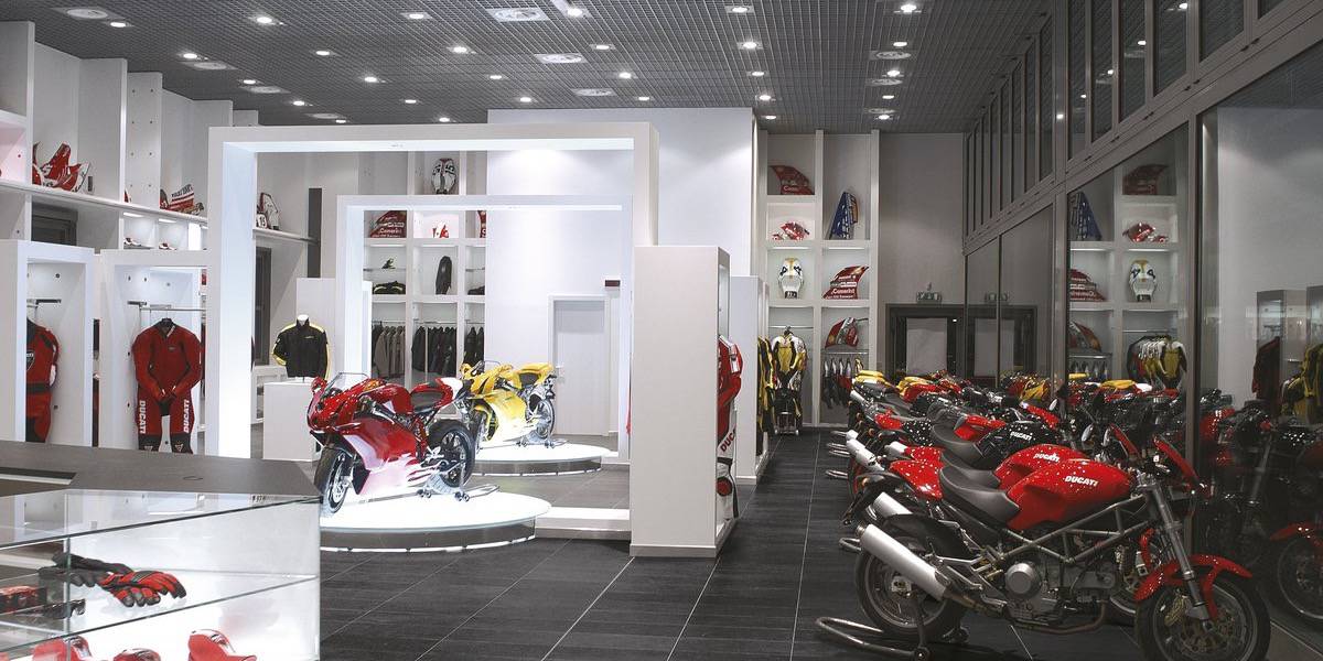 Geschäfte - DUCATI MOTOR FACTORY