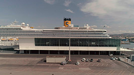 Bahnhofe und Flughafen - TERMINAL AMERIGO VESPUCCI, ROMA CRUISE