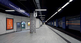 Bahnhofe und Flughafen - FRANKFURT U-BAHN