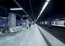 Bahnhofe und Flughafen - FRANKFURT U-BAHN