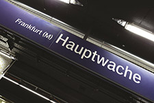 Bahnhofe und Flughafen - DEUTSCHE BAHN / S- BAHNHOF HAUPTWACHE